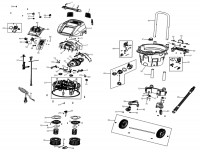 DeWalt DWV905H-LX Dust Extractor TYPE 1 Spare Parts